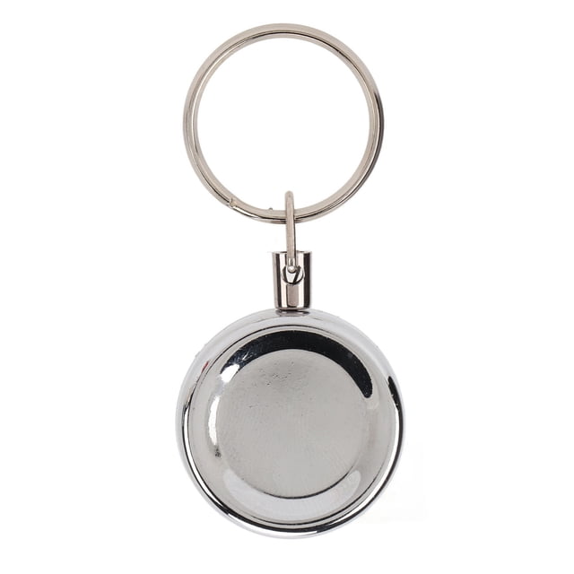 Porte-clés Télescopique en Fil d'Acier, Fil d'Acier à Haute Résilience Rétractable Porte-Clés en Métal Rétractable Porte-Clés de Qualité Professionnelle