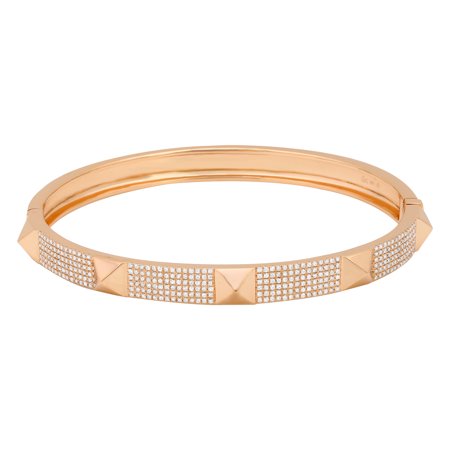 14k rose gold hinged bangle bracelet 14k rose gold hinged bangle bracelet