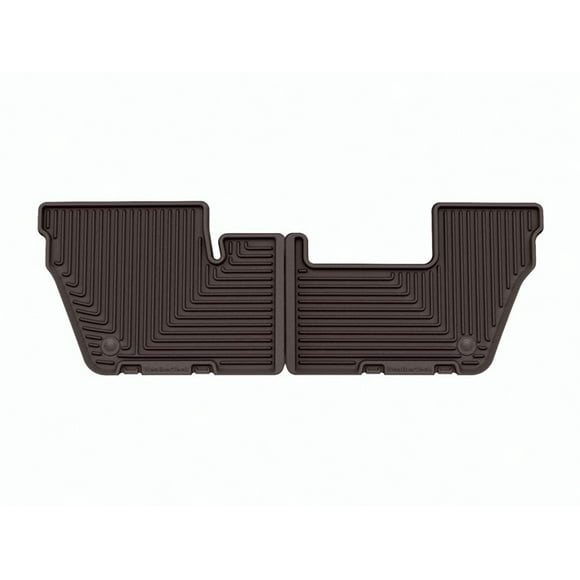 Weathertech Floor Mat W617CO All-Weather; Direct-Fit; Deeply Sculpted Channels; Cocoa; Thermoplastic Elastomer TPE; 2 Piece