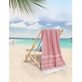 thumbnail image 2 of Toalla de playa LANE LINEN turca 100% lino, 100 x 180 cm, paquete de 2, 2 of 6