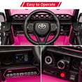 thumbnail image 4 of Kojooin 12V Licensed Toyota Ride On Truck, Battery Powered Kids Car with Remote Control, Spring Suspension, EVA Tires and LED Lights, 4 of 7