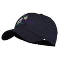thumbnail image 2 of USA State Virginia Flowers Dogwood Embroidered Organic Cotton Cap - Navy OSFM, 2 of 5