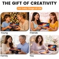 thumbnail image 6 of MISUMISO Acrylic Paint Kit for Beginners, 24 Colors Art Set with Canvas, Brushes & Easel, 6 of 7
