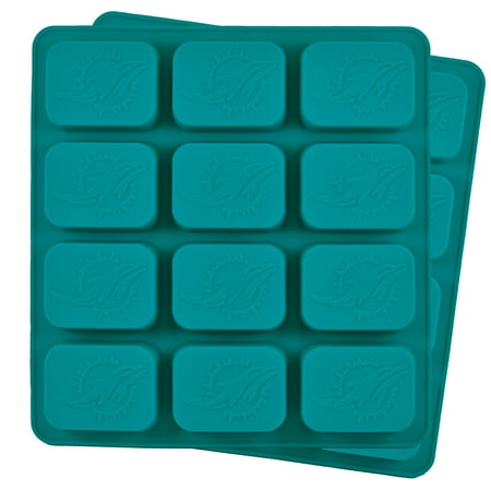 MasterPieces FanPans 2-Pack Team Ice Cube Trays – NFL Miami Dolphins