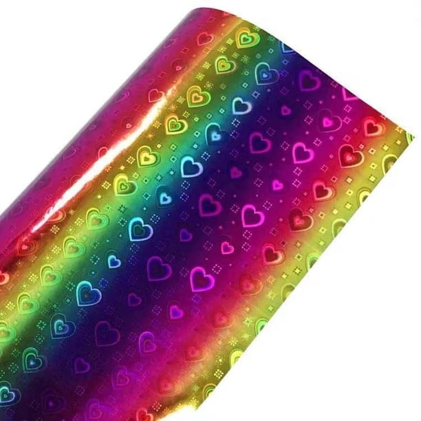 Vinilo Adhesivo, Pegatinas De Vinilo Con Gradiente De Arcoíris, Calcomanías Diy Para Notebook, Taza, Decoración De Tazas Eigraketly HA039947-06
