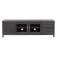 thumbnail image 3 of Hollywood Dark Gray Engineered Wood TV Stand with Closed Storage - TVs up to 85", 3 of 16