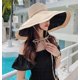 thumbnail image 3 of Super Wide Brim Women Sun Hat Cotton Floppy Packable Reversible Wired Edge Hats UV Protection Summer Beach Travel Garden, 3 of 5
