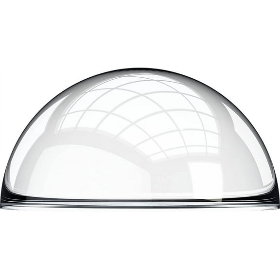 Plastic-Craft Acrylic Cabochon, Half-Sphere, Transparent/Clear, 1-1/2" x 1-1/2", 1 Count