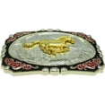 thumbnail image 4 of Moranse Religion Cross Cowboy Kneeling Prayer And Horse Design Belt Buckles, 4 of 6