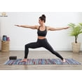 thumbnail image 2 of Handmade Cotton Yoga Exercise Mat | Workout Mats For Pilates, Meditation | Cotton Weave | Aerobics Stretching with Carry Bag | Made in India, 2 of 5