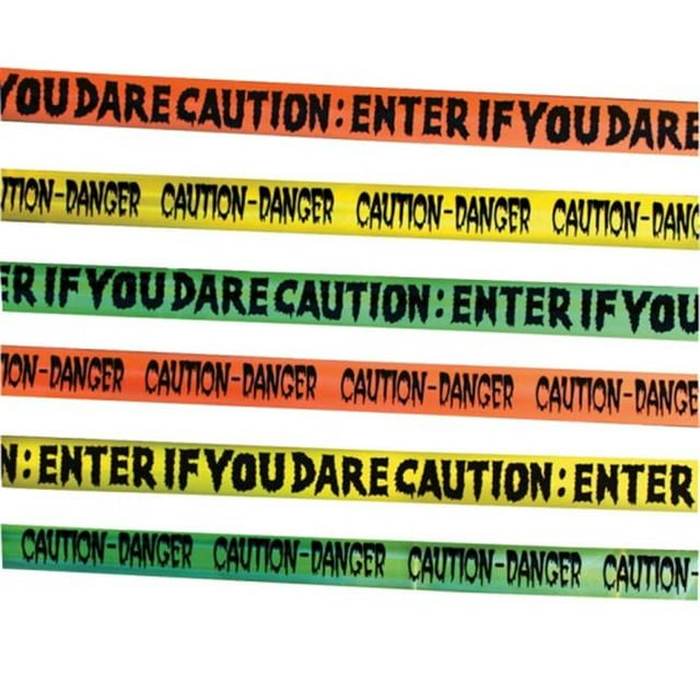 9340ACE 50 ft. Halloween Caution Tape - pack of 24