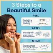 Lumineux Enamel-Safe & Peroxide-Free Teeth Whitening Strips, Dentist Formulated, 7-Pack