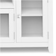 thumbnail image 5 of 72 Inch Extra Wide White TV Stand with Storage Cabinets and Drawers, 5 of 9