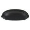 thumbnail image 3 of Alno A1262-BRZ Rustic 3" Center To Center Solid Brass Smooth Shell Cabinet Cup Pull /, 3 of 7