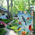 thumbnail image 4 of PHYHOO Welcome Spring Garden Flag Double Sided, Small Flower Bird Floral Garden Yard House Flags for Spring Summer Seasonal Outside Outdoor House Decor White, 4 of 6