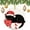 Pattern-2, variant on Christmas Ceramic Ornament Black Cat in Santa Hat Ceramic Double Sided Tree Xmas Ornament Xmas Animal Cats Wearing Red Santa Hat Keepsake Funny Christmas Hanging Tree Decor Ornament Xmas Gift