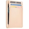 thumbnail image 1 of GH GOLD HORSE Slim Card Holder RFID Blocking Minimalist Leather Front Pocket Wallet for Women, 1 of 5