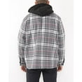 thumbnail image 7 of Visive Mens Heavy Sherpa-Lined Flannel Zip-Up Fleece Hoodie Jacket - Warm & Cozy for Winter - Versatile Outdoor Layer for Hiking, Camping & Everyday Winter Wear - Stylish & Durable, 7 of 7