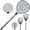 Blue:3-section pole|upgraded metal lock|length:64.5", variant on Telescoping Metal Lock Fishing Net Blue Aluminum Alloy Rubber Fish - Adjustable Length Lightweight Foldable Large With Handle Collapsible Extendable Accessories