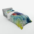 thumbnail image 2 of Ambesonne Tropical Bedding Set 3 Pcs, Watercolor Palm Retro, Twin XL, Multicolor, 2 of 2