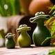 thumbnail image 3 of Yuarrent Adorno colgante de maceta con forma de rana: un toque de fantasía para exteriores. Divertida y adorable rana de jardín. Artesanía, 3 of 6