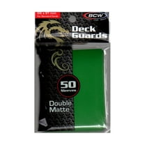 BCW Supplies Double Matte Card Sleeves - Green (50) New