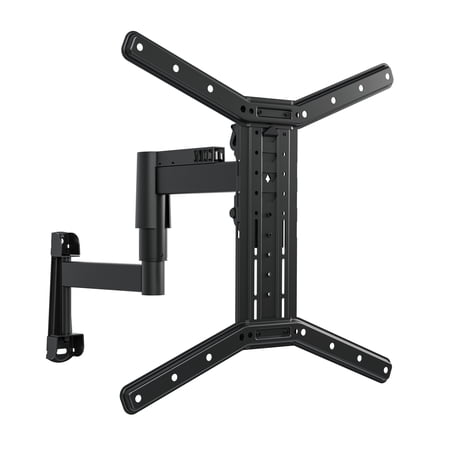 sanus vuepoint full-motion tv wall mount for tvs 26 -65 up to 55 lbs – height adjust with swivels tilts and extends up to 19 from the wall