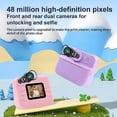 thumbnail image 4 of KDC-030D 2.0-inch Mini Children Instant Camera HD Dual Lens Digital Camera Photo Printer - Purple, 4 of 5