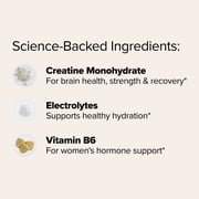 O Positiv FLO Creatine + Electrolytes Drink Mix for Brain Health & Fitness Recovery, 30 Servings