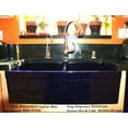 thumbnail image 5 of Quatro Alcove Reversible Series Apron Front Fireclay 33 in. 0-Hole Double Bowl Kitchen Sink in White, 5 of 5