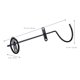 thumbnail image 3 of 6pcs Red Wine Racks Iron Wall Hanging Racks Wall Wine Display Racks (Black), 3 of 3