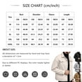 thumbnail image 4 of Men's Trendy Lapel Woolen Coat Solid Color Casual Sports Business Jacket for Fall Winter Office Wear Christmas Holiday,Ginger,S, 4 of 8