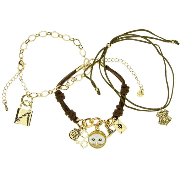 Harry Potter Multi Charm 3 Piece Arm Party Bracelet Set