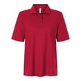 thumbnail image 4 of Harriton M105W Women's Maverick CVC Pique Polo-Red-S, 4 of 6