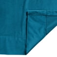 thumbnail image 6 of TWOPAGES Velvet Light Filtering Drape Pinch Pleated Curtain for Bedroom, 1 Panel, 52"x96", Blue, 6 of 6