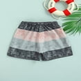 thumbnail image 4 of FNNMNNR Children‘s Casual Beach Shorts Summer Boys Fashion Printing Drawstring Waist Swim Trunks, 4 of 7