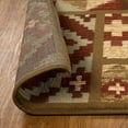 thumbnail image 3 of Superior Modern, Rustic, Farmhouse Color Block Geometric Area Rug, 7' x 9', 3 of 5
