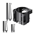thumbnail image 4 of Portavasos genérico, accesorios interiores, organizador multiusos para espacio de asiento, soporte para bebidas automático para botellas, bebidas, Negro, 4 of 9