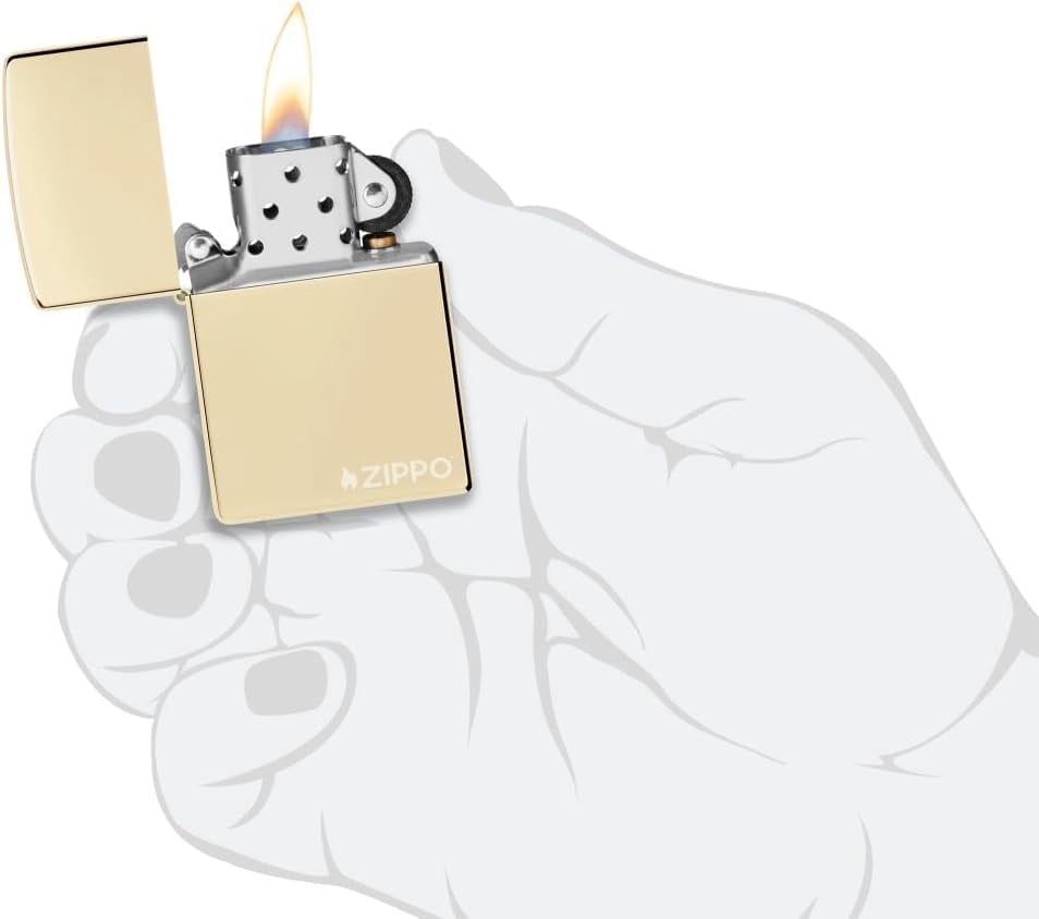 Zippo Lighter - Customized Message Classic Champagne Logo Pocket Lighter 46682ZL