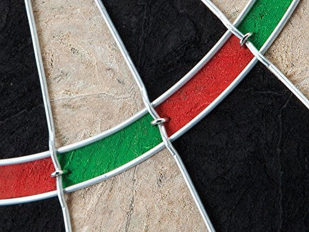 Viper Stadium Dartboard Cabinet with Shot King Sisal Dartboard Viper Edge Throw/Toe Line Marker (Steel and Soft Tip Darts)