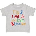 thumbnail image 3 of Inktastic My Lola and Lolo Love Me Grandchild Boys or Girls Toddler T-Shirt, 3 of 5