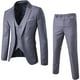 thumbnail image 2 of Traje para hombre Business Casual Traje de 3 piezas Blazer Pantalones Chaleco Traje de fiesta de boda, 2 of 4