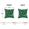 thumbnail image 5 of St Patricks Day Pillow Covers 20x20 Inch Set of 2 for Lucky Green Clover Decor Throw Pillows Spring Nature Plant Shamrock Outdoor Decorative Cushion Cases for Couch Bed Decorations, 5 of 6