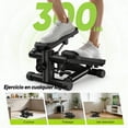 thumbnail image 2 of edx Steppers para Ejercicio, Mini Home Fitness Step con Resistencia, Capacidad de Carga 300 Libras, con Pantalla Digital, para Fitness en Interiores, Negro, 2 of 8