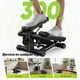 thumbnail image 2 of edx Steppers para Ejercicio, Mini Home Fitness Step con Resistencia, Capacidad de Carga 300 Libras, con Pantalla Digital, para Fitness en Interiores, Negro, 2 of 8