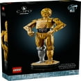 thumbnail image 3 of LEGO Star Wars C-3PO Buildable Droid Figure, Build and Display Model with C-3PO Minifigure, Star Wars Collectible for Home or Office Décor, Nostalgic Gift Idea for Adults, Fans or Collectors, 75398, 3 of 8
