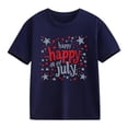thumbnail image 6 of oelaio Kids 250 Anniversary America Flag Shirt for Boys Girls USA 250th Years Birthday 1776 July 4th T-Shirt Navy 13-14 Years, 6 of 6