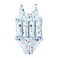 thumbnail image 1 of Traje de baño flotante para niños,Traje de baño flotante para niños y niñas,Traje de baño flotante con flotabilidad desmontable,Chaleco de natación transpirable con dibujos animados de, 1 of 9