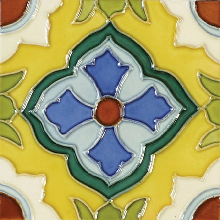 Hand Painted Field Tile - Solistone Laguna 6