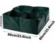 thumbnail image 4 of Bolsa de jardinera 60 * 60 * 25 cm 4 Bolsa de jardinera cuadrada de malla dividida Maceta de cama elevada Maceta para flores Plantas vegetales - Verde TUNC Sencillez, 4 of 5